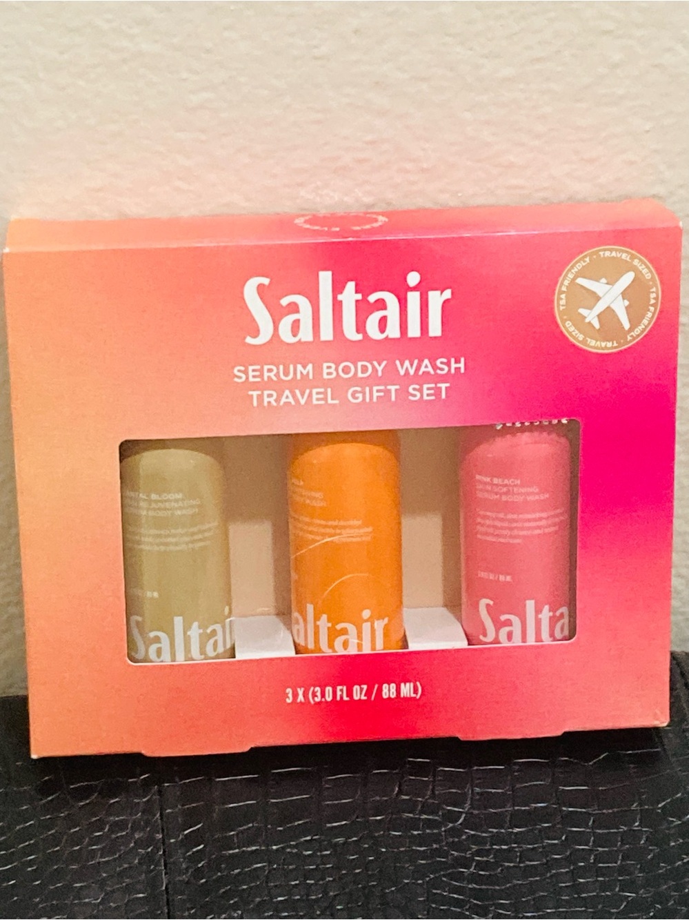 NWT SALTAIR Serum Body Wash Travel Gift Set